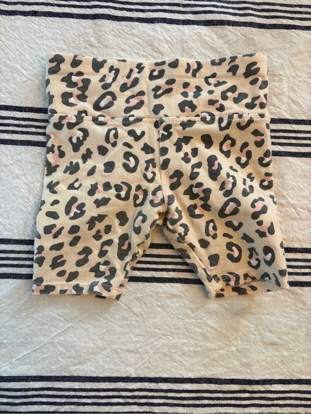 Girls' Leopard Print Stretch Bike Shorts Grayson Mini